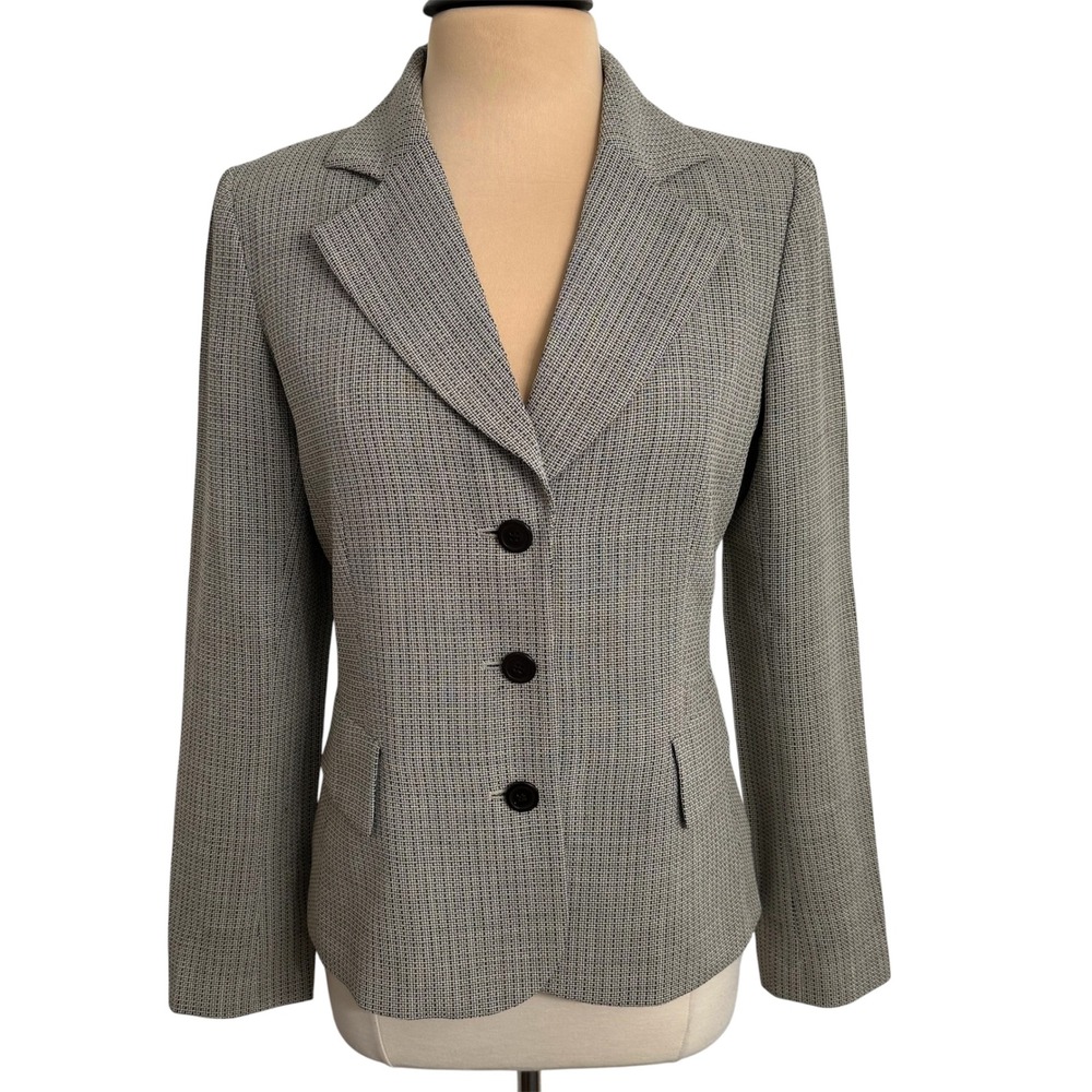 Dana Buchman Women's Tailored Fully Lined Tweed Blazer